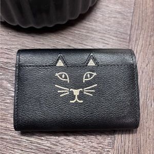 Charlotte Olympia Feline kitty wallet/card holder